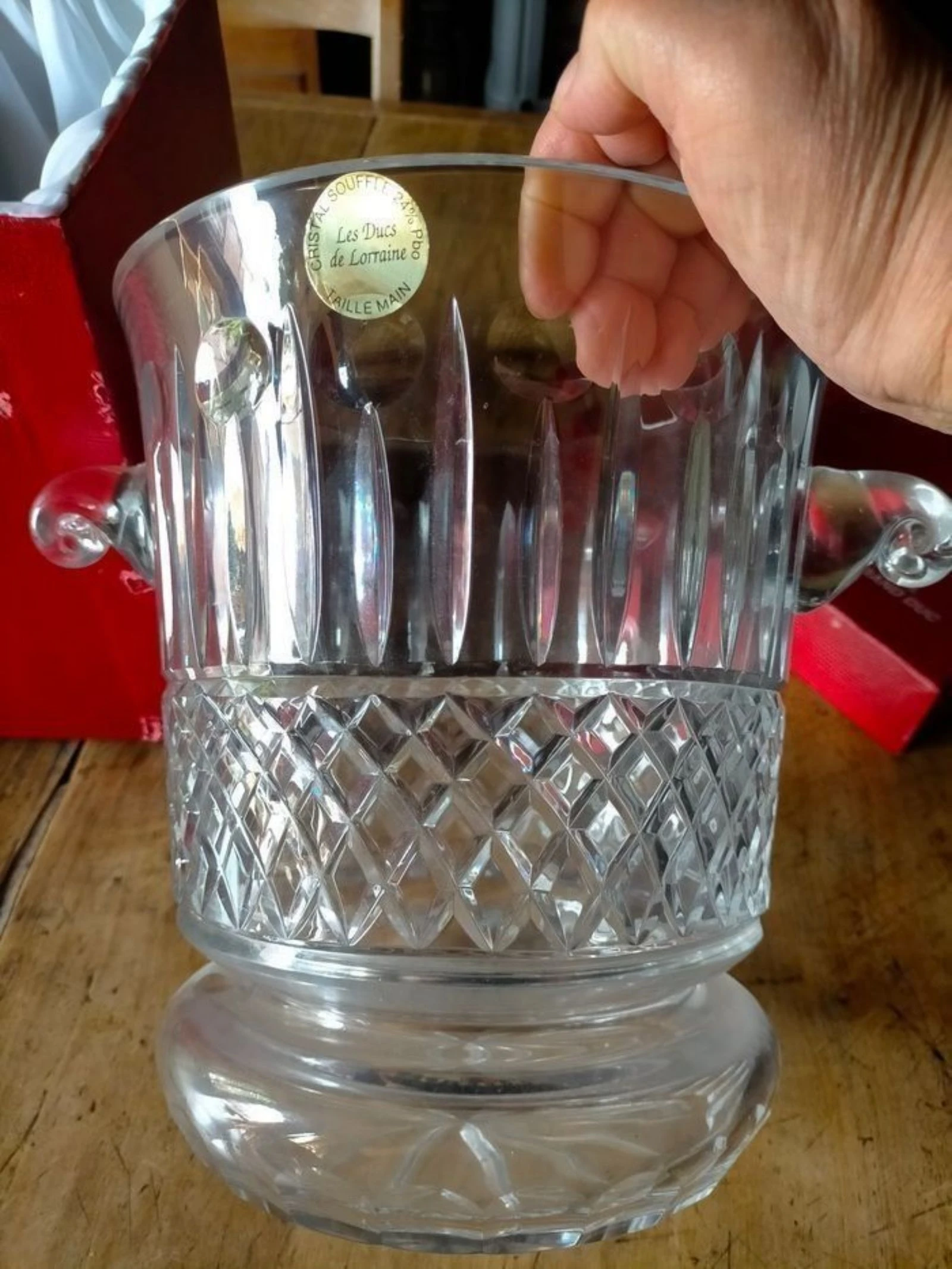 Superbe seau à champagne Les ducs de Lorraine neuf